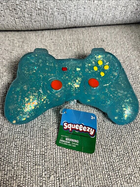 Squeezy / Squishy  Game Controller Blue - NWT